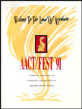 AACTFest '91 program cover