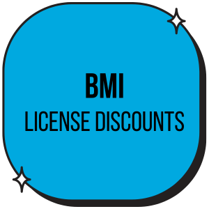 BMI License Discounts