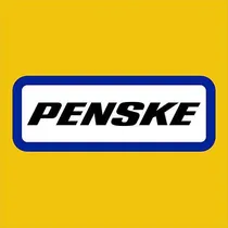 Penske logo on yellow background