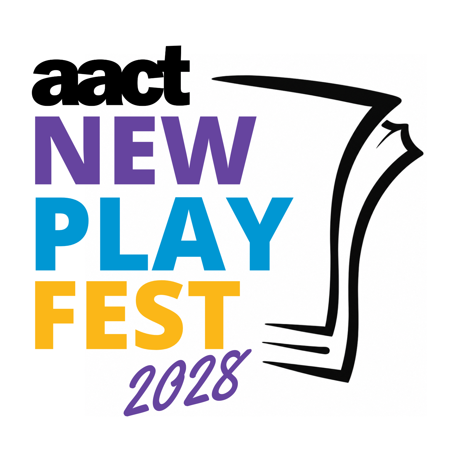 AACT NewPlayFest 2028 logo