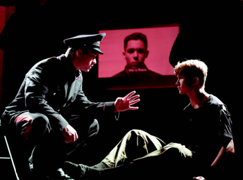 Photo from Workshop Theatre production of 1984, by George Orwell
