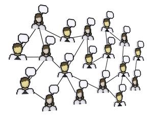 Image of a social network